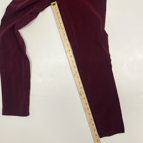 American Eagle Outfitters AEO Sateen Burgundy Jegging Size 10 Short - Picture 3 of 14